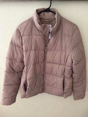 Gap SZ S Women’s Pink Quilted Puffer Jacket